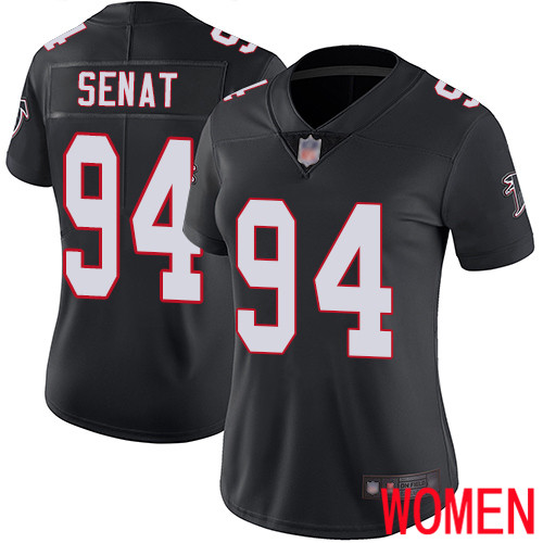 Atlanta Falcons Limited Black Women Deadrin Senat Alternate Jersey NFL Football 94 Vapor Untouchable